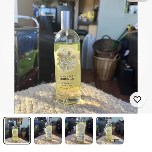 The Body Shop Moringa Body Mist 100ml.  Check Level. - Picture 1 of 4